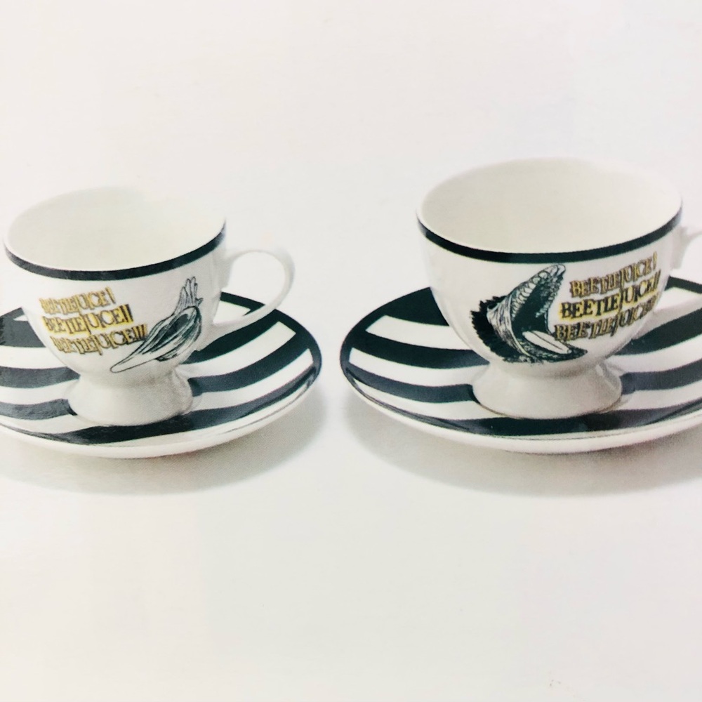 Beetlejuice Ceramic Tea Cup Set with Box